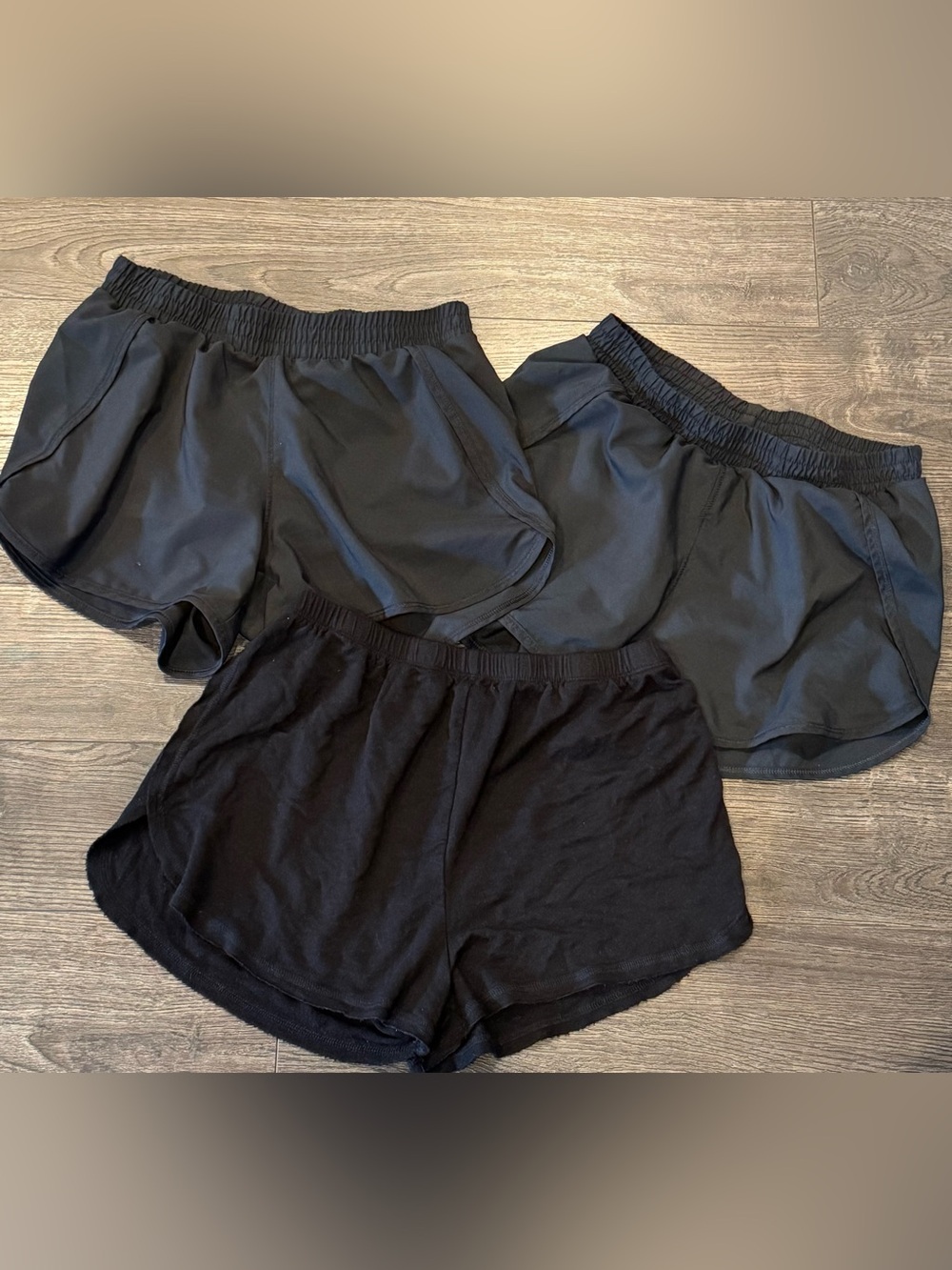 All in Motion Girls 14 Athletic & Lounge Shorts Trio
